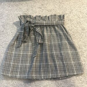 Kendall and Kylie XS plaid mini skirt